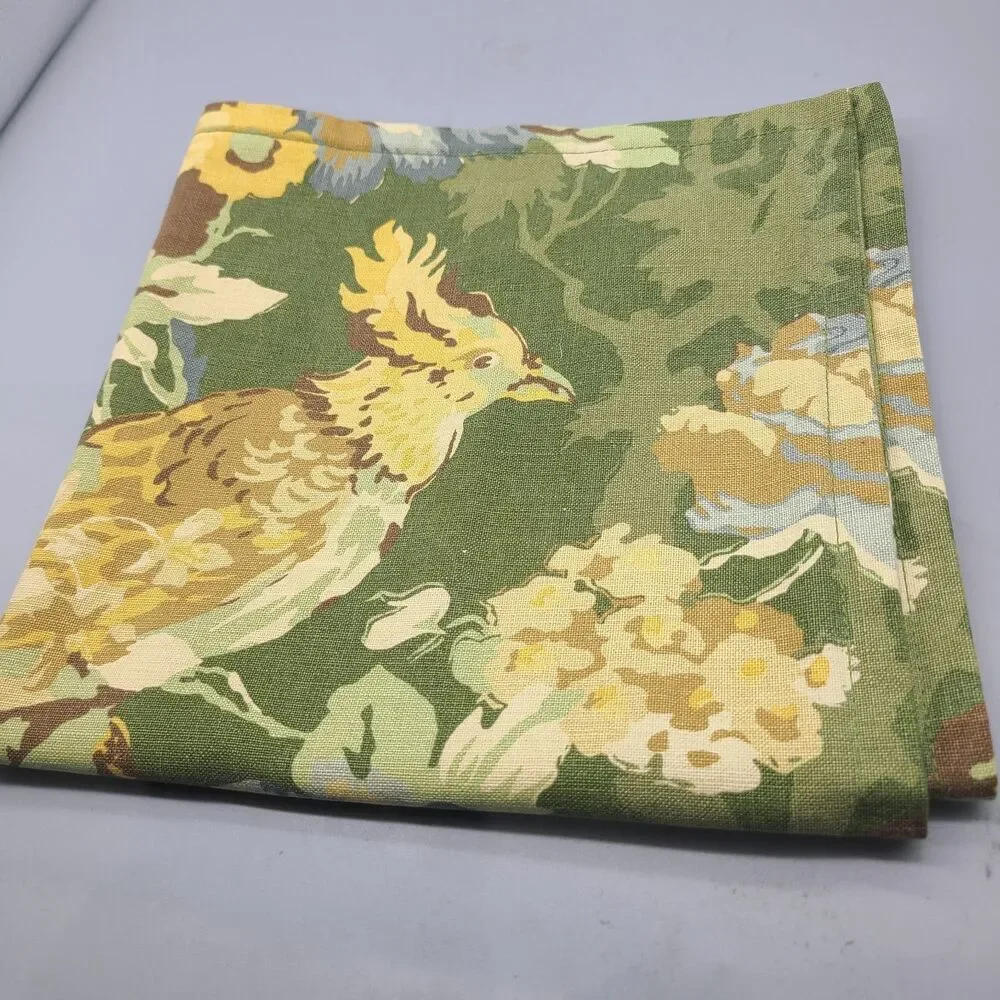Pottery Barn Silvana Pheasant Pillow Sham Green 20